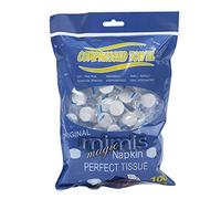 Widybord 100 toallas desechables comprimidas para tabletas, cápsulas, paños de viaje, camping