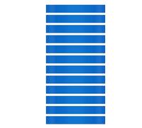 Widybord 12 bandas de resistencia para silla, ejercicios de estiramiento, para niños con patas inquietas para sillas, herramientas para TDAH, asientos flexibles para aula elemental (azul)