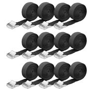 Widybord 16 pies, hebilla de leva de sujeción de kayak ajustable, 00 LB, para kayak de equipaje con galería de techo de coche