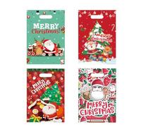 Widybord 160 Bolsas de Galletas de Dulces de Navidad, Bolsa de Regalo de Papá, decoración de Fiesta de Navidad para el hogar, Bolsa de Embalaje de Año, Duradera de Aproximadamente 17 x 25
