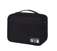 Widybord 2 bolsas de almacenamiento de cables, impermeable, organizador electrónico digital, portátil, USB, almacenamiento de línea de datos, C