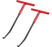 Widybord 2 Piezas Herramienta De Extracción De Resorte De Escape Ganchos De Resorte De Escape De Motocicleta, Ganchos De Resorte De Escape Manija en T Extractor de Primavera de Motocicleta de Nieve