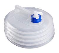 Widybord 2 Piezas Plegable Tanque De Camping, Plegable Dos Contenedores de 5 litros en Forma Plana Viaje, Fácil