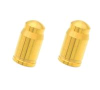 Widybord 2 unidades Serías Titanium Bicicletas Schrader Tapa de válvula ligera Bicicletas Neumático Conversión de Neumáticos Gas Dust Cover Bicicletas todo terreno Válvula adaptador oro