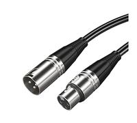 Widybord 3 Pin XLR Macho a Cable de Micrófono XLR Cable de Audio Enlazador de Guitarra Altavoz Panel de Conexión 1.5 MeTre