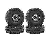 Widybord 4 piezas 1,9 pulgadas Beadlock Llanta neumáticos para 1/10 RC Rock Crawler Axial SCX10 90035 90022 90046 D90 D110-4