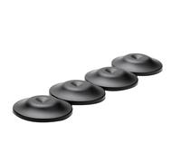 Widybord 4 piezas amplificador altavoz pies puntas almohadillas reemplazo altavoces amplificador grabador pies almohadilla negro