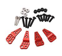 Widybord 4 piezas Metal Tower Lift Lower Adjust Stand para 1/10 RC Crawler Axial SCX10 II 90046 90047 Upgrade Parts, A
