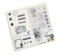 Widybord 40 hojas de libro de pegatinas Washi sobre el tema de la naturaleza para adultos, pegatinas de plantas botánicas, suministros de scrapbooking, C fácil de instalar