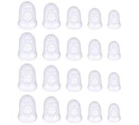 Widybord 40 protectores de dedos, 5 tamaños de tapas de dedo para ukelele, guitarra, ukelele, instrumentos de cuerda