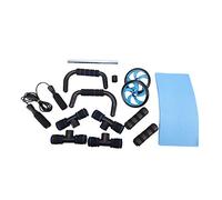 Widybord 5 en 1 Un B de Rodillo de Rueda AB Roller Pro con Push-UP Bar Abrazadera de Mano Cuerda y Rodillera Equipo de Fitness