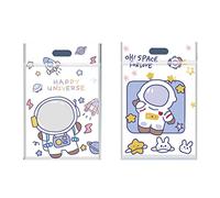 Widybord 50 Bolsas con de Cremallera para decoración de Fiesta de Astronauta, para Viajes, cumpleaños, Dulces