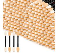 Widybord 500 Aplicadores de Sombra de Ojos, Aplicadores de Maquillaje de Ojos Desechables, Pinceles de Maquillaje de Ojos, Aplicadores de Sombra de Ojos de Doble Cara