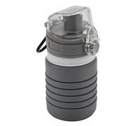 Widybord 500 ML Botella Plegable Botella De Camping Viaje Botella De Deportes Botella De Escalada Portátil De Montaña Gris