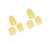 Widybord 6 almohadillas laterales para saxofón, accesorios de almohadilla para el pulgar para saxofón, se refiere a las llaves laterales de la, color amarillo