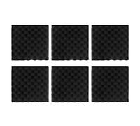 Widybord 6 azulejos de espuma acústica insonorizantes de 30 x 30 x 4 cm que absorben el ruido
