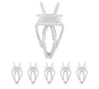 Widybord 6 clips de verduras para pájaros, comedero de jaula para loros, verduras y frutas