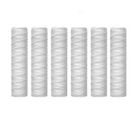 Widybord 6 unidades serías 5 micrómetros cadena herida filtro universal cualquier cartucho de reemplazo filtros de tamaño 10 pulgadas