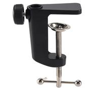 Widybord Abrazadera de montaje de mesa de metal resistente para soporte de brazo de tijera de suspensión de micrófono