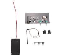 Widybord Active Mute - de salida de 3,5 mm con caja de batería de 9 V, color negro, accesorios silenciosos para guitarra
