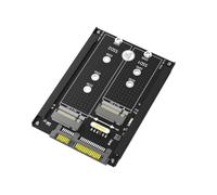 Widybord Adaptador.2 B Key/Key SSD a SATA III de 2,5 pulgadas con soporte de marco - Conserva el SSD MSATA como 7 mm 2,5 pulgadas