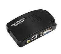 Widybord - Adaptador de convertidor Svideo AV a VGA compuesto AV CVBS en salida VGA 1080P para monitor TV a PC HDTV piezas de repuesto