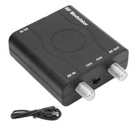 Widybord Adaptador de Modulador RF Compatible, Convertidor Coaxial de Modulador RF, Interfaz Multimedia HD a Modulador RF NTSC Negro, 1 Set