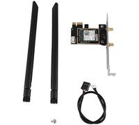 Widybord Adaptador de tarjeta sin Bluetooth 2.4G/5G 867Mbps 802.11AC Adaptador PCIE con antena 2X8DB