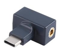 Widybord Adaptador para Auriculares USB Tipo-C a 3.5mm 32 Bits/384 KHz Amplificador para Auriculares Decodificador Digital Adaptador HiFi Convertidor Android Fácil Instalación