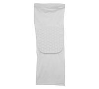 Widybord Adulto Niños Deportes Estera De Baloncesto Con Choques Pierna Rodilla Protector De Manga Larga - Blanco