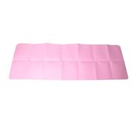 Widybord - Alfombrilla de yoga plegable, plegable de doble cara, antideslizante, para yoga, pilates y entrenamientos en el suelo, fácil de usar, color rosa
