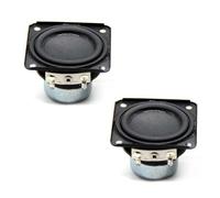 Widybord - Altavoz de audio de 1,8 pulgadas, 4 ohmios, 10 W, 48 mm, altavoz multimedia, bajo bricolaje, sonido mini altavoz con agujero
