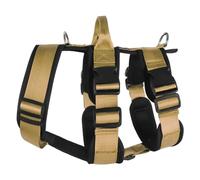 Widybord Arnés para perros grandes a prueba de explosiones con asa, fácil de usar, acabado ordenado, ajustable para el pecho de los perros grandes, color, S