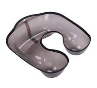 Widybord Bandeja para el cuello de peluquería, contenedor permanente con forma de cuello, bandeja para el pelo, protector de ropa