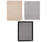 Widybord Barbacoa Grill Mesh Mat Antiadherente, juego de 3 alfombrillas de barbacoa para parrilla exterior, alfombra de cocción resistente al calor, 40 x 33 cm