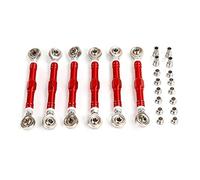 Widybord - Barra de corbata de coche entero telecontrolada en metal de control digital por ordenador para 1/5 escala 5IVE-T 5T ROVAN piezas de coche modelos, rojo