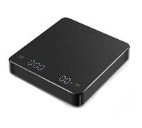 Widybord - Báscula de café con temporizador, piezas de repuesto, accesorios, báscula de café, 0,1 G/3 kg, recargable, apagado automático, para