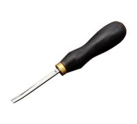 Widybord - Biseladores de piel para manualidades de cuero, herramientas de corte biselado con mango de madera, color negro n.º 4, fácil instalación