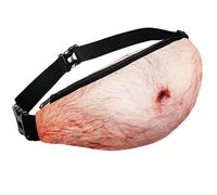 Widybord Bolsa 3D para hombre, diseño de vientre de cerveza 3D, bolsa impermeable para regalo divertido, ver imagen