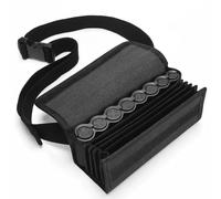 Widybord Bolsa de almacenamiento de monedas con múltiples bolsillos, para la cintura del conductor, monedero, 8 ranuras, dispensador de monedas, monedero, monedero, monedero para dinero en efectivo,