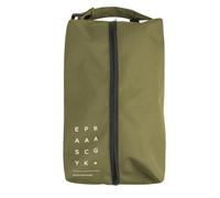 Widybord Bolsa de almacenamiento portátil con cremallera que puede almacenar zapatos, cremalleras dobles que se pueden abrir y cerrar, y se puede colgar y fijar, color verde, Green