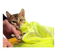 Widybord Bolsa de baño para Aseo de Mascotas, Bolsa de de poliéster para Ducha, Limpieza de Orejas, Corte de uñas, alimentación de medicamentos