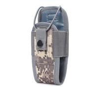 Widybord Bolsa de camuflaje para walkie talkie con bolsillo portátil, bolsa de transporte para caza, camping, fácil de usar, Blue