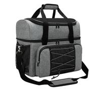 Widybord - Bolsa para bolas de bolos, bolsa de bolos, soporte para bolas de bolos con compartimentos acolchados, espacio adicional para 1 solo par de bolos, fácil de usar, A