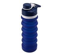 Widybord Botella plegable telescópica botella de fitness plegable 550ml azul