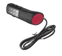 Widybord - Botón de volante de coche multifuncional universal de 8 teclas para radio de coche, reproductor de DVD, GPS, accesorios y piezas para unidad principal de navegación multimedia.