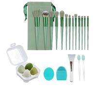 Widybord Brochas de maquillaje, kit de maquillaje, brocha para base, sombra de ojos, juego de brochas de maquillaje