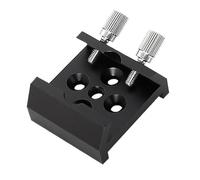 Widybord Búsqueda de Telescopio Ranura de Cola de milano Base de Modificación de Rosca 1/4 Piezas de Telescopio Astronómico Accesorios Negro