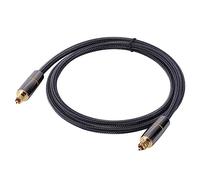 Widybord Cable de fibra óptica digital 2M Cable coaxial Toslink SPDIF para cable de barra de sonido reproductor amplificadores