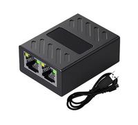 Widybord Cable de red Ethernet de 1 a 2 conectores RJ45 de 100 m, adaptador extensor de conector para enrutador de computadora, piezas de repuesto